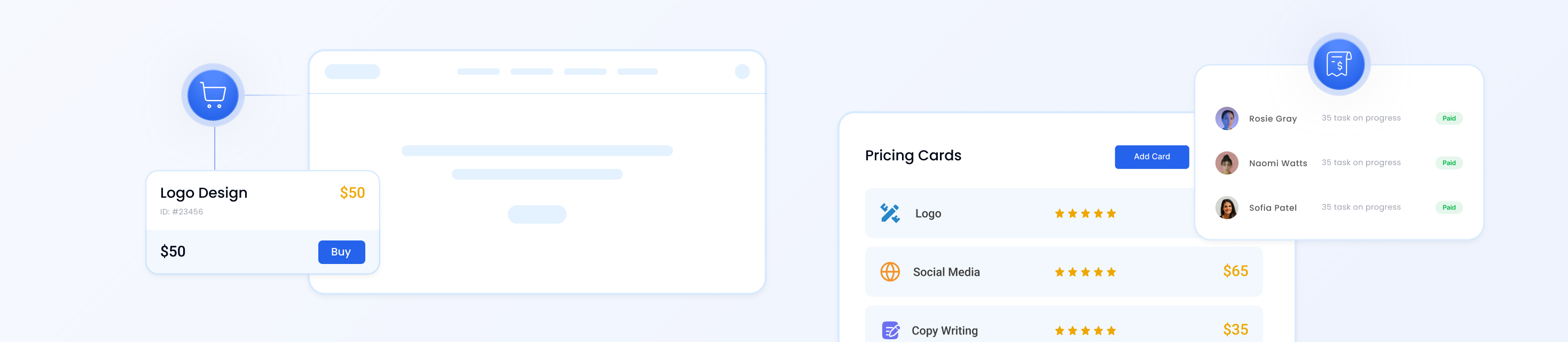 Service marketplace builder